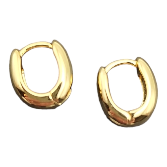 18k gold plated earrings - Picture 2 of 5